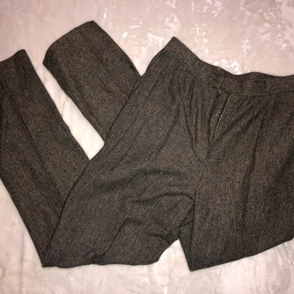 tweed pants